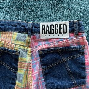brand new ragged jeans